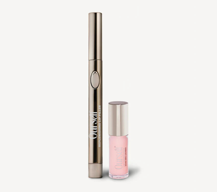OURSELF THE LIP PLUMPING AND ENHANCING REGIMEN Fuller Lips + Glossy Finish